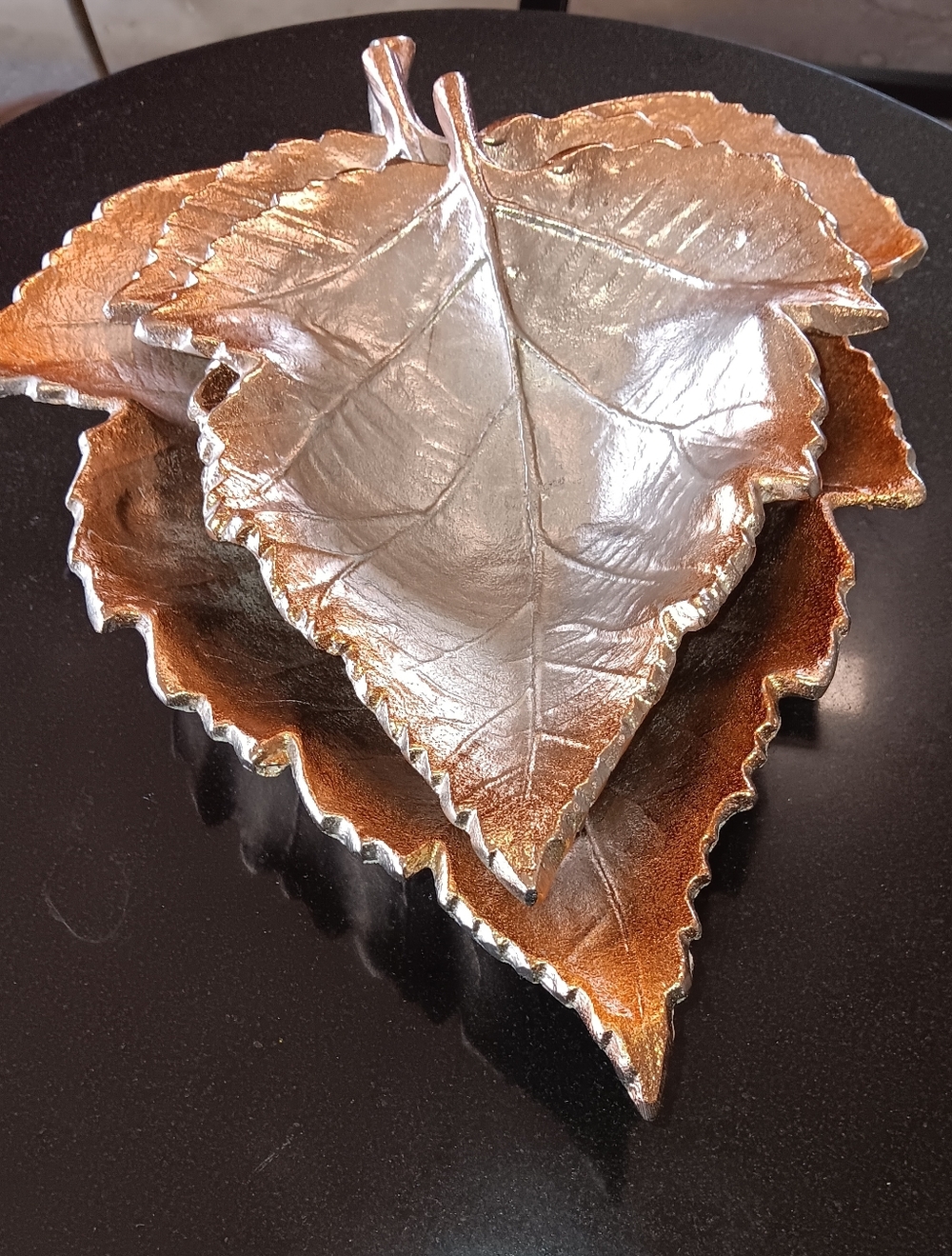 Leaf Shaped Bowls.